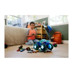 Hot Wheels monster trucks – mega-wrex oversize r/c, truck radiocomandato in scala 1:15 con 3 modalità di gioco, luci e suoni interattivi> Garage E Circuiti