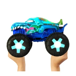 Hot Wheels monster trucks – mega-wrex oversize r/c, truck radiocomandato in scala 1:15 con 3 modalità di gioco, luci e suoni interattivi><noscript><img width=