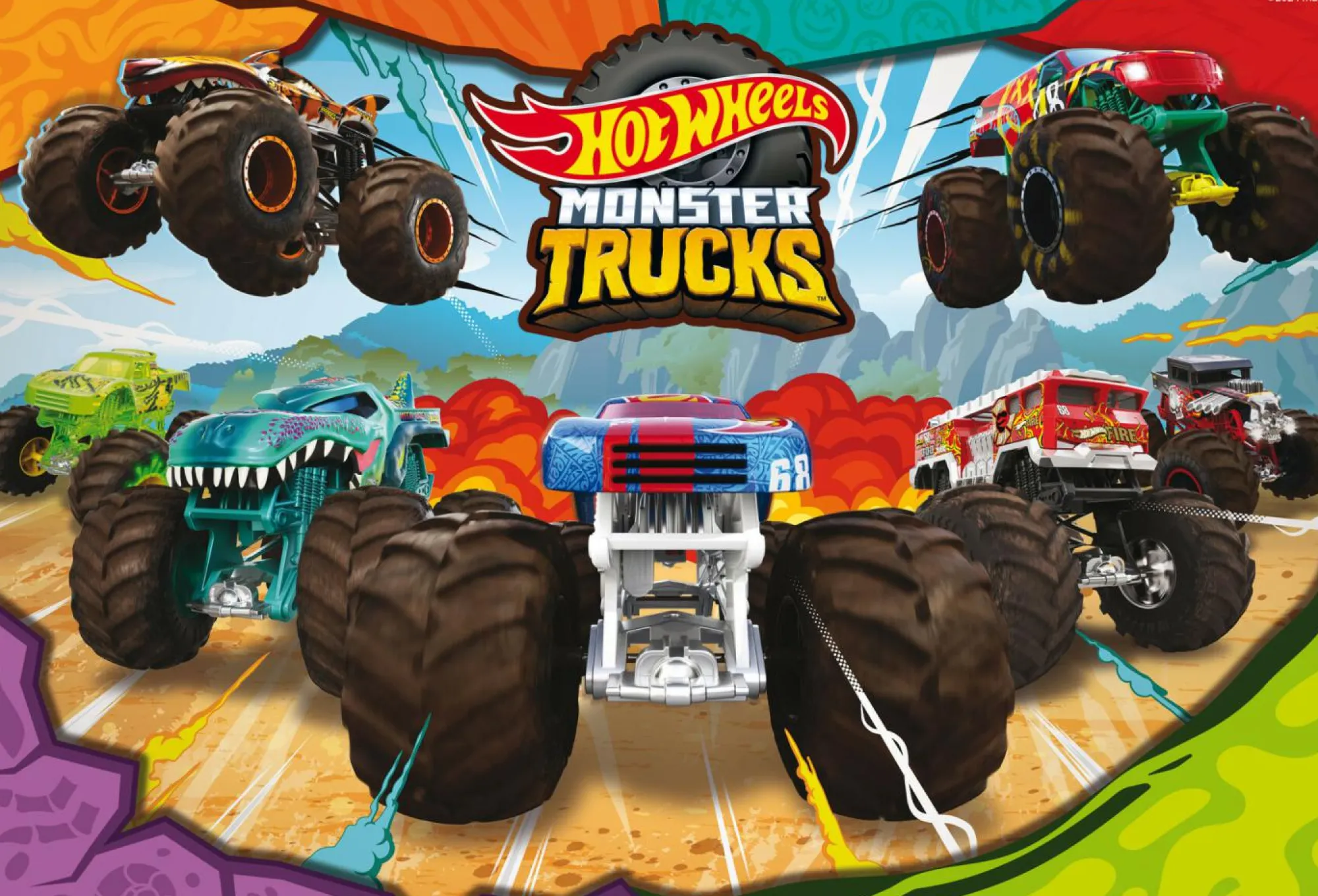 Hot Wheels puzzle maxifloor 2 x 60> Puzzle Per Bambini