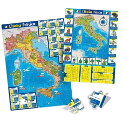 LISCIANI I’m a genius geopuzzle la mia bella italia        .> Primi Apprendimenti
