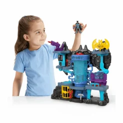 IMAGINEXT dc super friends batcaverna bat-tech, playset di batman con luci e suoni; per bambini da 3 a 8 anni> Mondi Immaginari