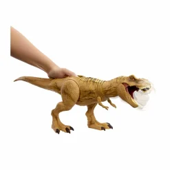 Jurassic World – t-rex caccia e divora, dinosauro action figure con azione d’attacco doppio morso, suoni e attrezzatura di tracciamento, 4+ anni, hnt62><noscript><img width=