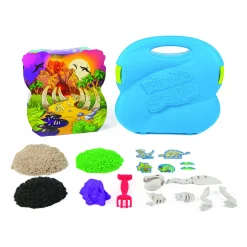 KINETIC SAND , set scavo del t-rex, 680 g> Plastilina E Pasta Modellabile