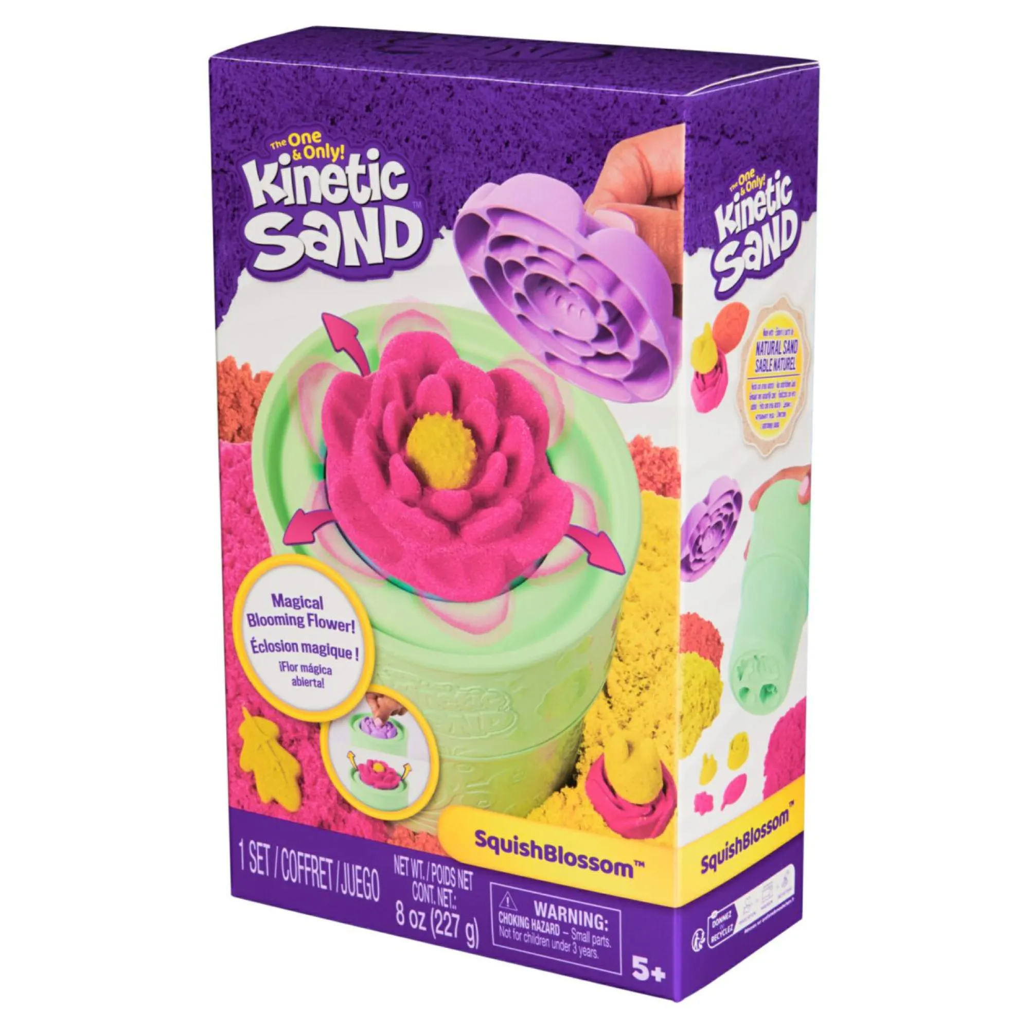 KINETIC SAND squishblossom – set di sabbiolina interattiva per bambini> Plastilina E Pasta Modellabile
