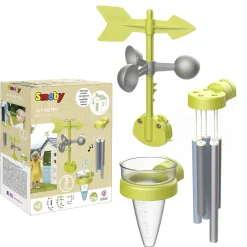SMOBY Kit meteo compatibile con casette : sonaglio, anemometro e pluviometro> Casette Per Bambini