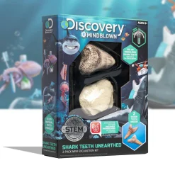 Discovery Mindblown Kit paleontologo con 2 denti di squalo> Giochi Stem