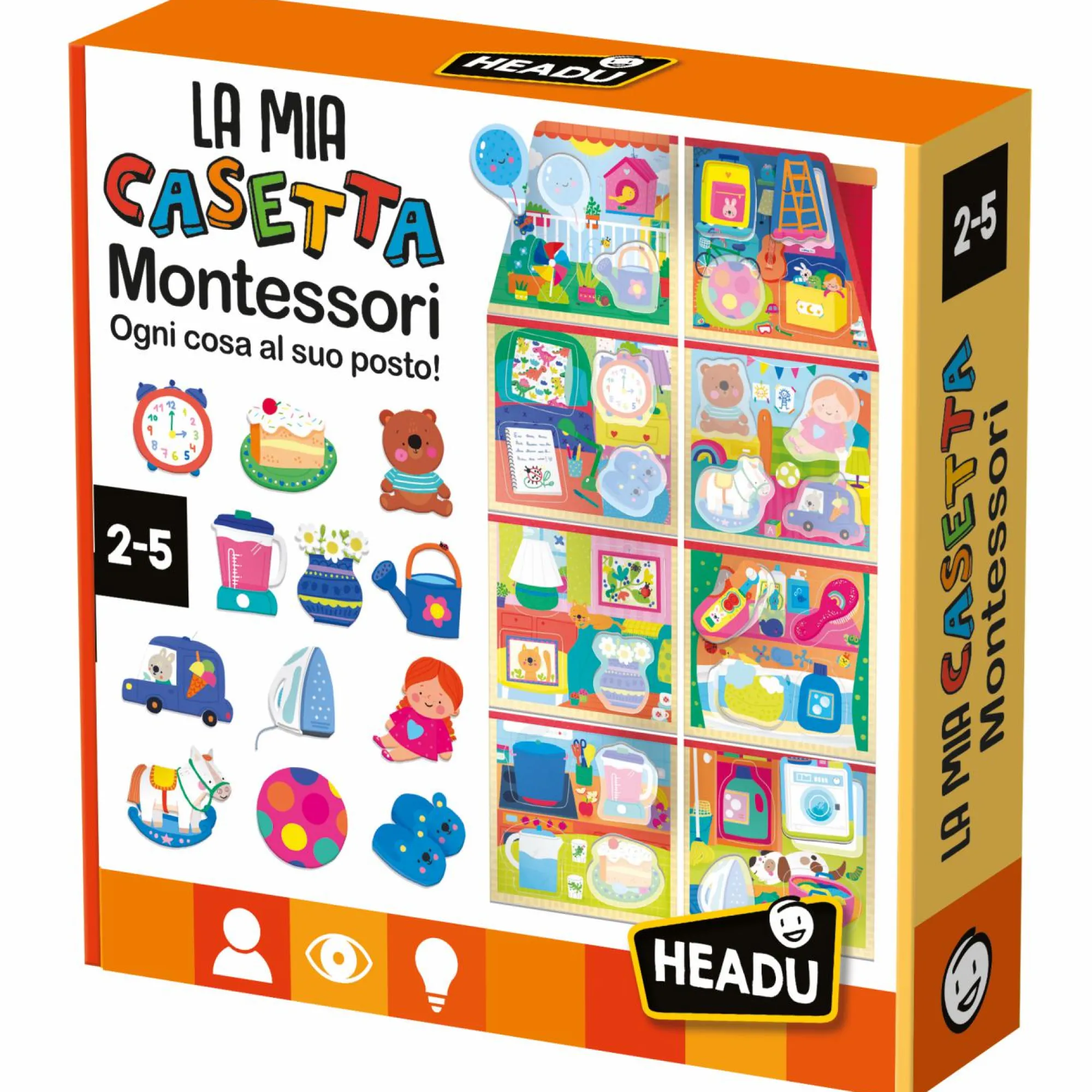 HEADU La mia casetta montessori. ogni cosa al suo posto! montessori. 2-5 anni> Primi Apprendimenti