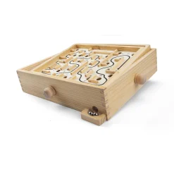 ZIG ZAG Labirinto  in legno di palline in metallo – gioco di abilità e coordinazione per tutte le età –> Giochi In Scatola Per Famiglia