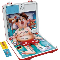 HASBRO GAMING L’allegro chirurgo, gioco da tavolo elettronico con valigetta tutto in uno – 2 modi di giocare – dai 6 anni in su -1 o più giocatori -10 min.> Giochi Di Società Per Bambini