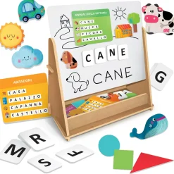 HEADU Lavagna didattica montessori – con il più ricco programma didattico per imparare a 3 anni!><noscript><img width=