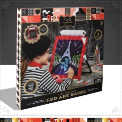 FAO Schwarz Lavagnetta 3 in 1 con led, gessetti e pennarelli><noscript><img width=