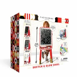 FAO Schwarz Lavagnetta con cavalletto sketch & glow 3-in-1 art studio><noscript><img width=