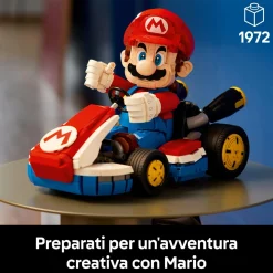 Lego – 72037 – mario kart con mario e kart, modellino da esposizione> Costruzioni Per Adulti|Mattoncini