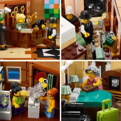 Lego 10297 boutique hotel, set modellini da costruire per adulti, edificio modulare da collezione con 7 minifigure><noscript><img width=