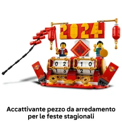 Lego 40678 calendario festivo, giochi creativi per bambini, 2 opzioni di costruzione, regalo per fan delle tradizioni cinesi><noscript><img width=