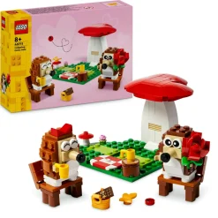Lego 40711  l’appuntamento romantico dei ricci, giochi creativi per bambini 8+ con 2 animali giocattolo, un fungo e una base> Mattoncini