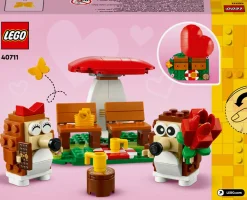 Lego 40711  l’appuntamento romantico dei ricci, giochi creativi per bambini 8+ con 2 animali giocattolo, un fungo e una base><noscript><img width=