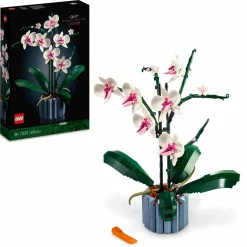 Lego 10311 orchidea, set per adulti da collezione, hobby creativi, modellino da costruire in mattoncini con fiori finti> Costruzioni Per Adulti|Mattoncini