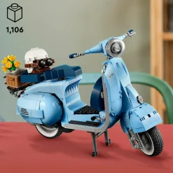 Lego 10298 vespa 125, set in mattoncini, modellismo adulti, replica piaggio anni 60, idea regalo creativa, hobby rilassante><noscript><img width=