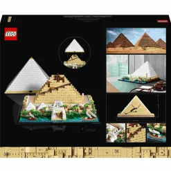 Lego architecture 21058 la grande piramide di giza, set da collezione per adulti, hobby creativi, decorazione per la casa><noscript><img width=