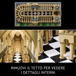 Lego architecture 21061 notre-dame de paris, kit modellismo per adulti di monumento da collezione, regalo per mamma o papà><noscript><img width=