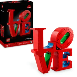LEGO Art 31214 love, modellino da costruire scultura pop di robert indiana, hobby creativo per adulti, regalo donna o uomo> Costruzioni Per Adulti|Mattoncini
