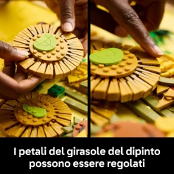 LEGO Art 31215 van gogh girasoli – quadro 3d da costruire, regalo adulti><noscript><img width=