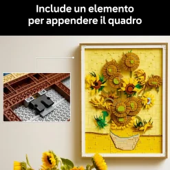 LEGO Art 31215 van gogh girasoli – quadro 3d da costruire, regalo adulti><noscript><img width=