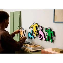 LEGO Art keith haring 31216 – opera da parete con figure danzanti, idea regalo per adulti creativi><noscript><img width=