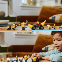 Lego cattivissimo me 75580 i minions e l’auto banana, macchina giocattolo da costruire, giochi per bambini 6+, idea regalo><noscript><img width=