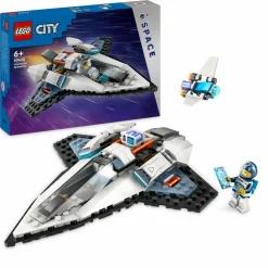 Lego city 60430 astronave interstellare, giocattolo, gioco spaziale per bambini 6+ anni con navicella, minifigure e drone robot> Mattoncini