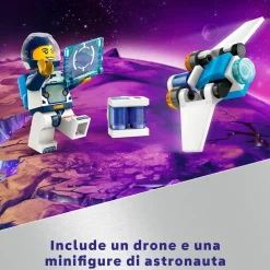 Lego city 60430 astronave interstellare, giocattolo, gioco spaziale per bambini 6+ anni con navicella, minifigure e drone robot><noscript><img width=