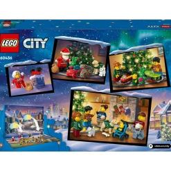 Lego city 60436 calendario dell’avvento 2024, giocattolo per il natale, giochi creativi per bambini 5+ con 24 sorprese regalo><noscript><img width=