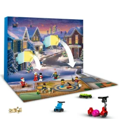 Lego city 60436 calendario dell’avvento 2024, giocattolo per il natale, giochi creativi per bambini 5+ con 24 sorprese regalo><noscript><img width=