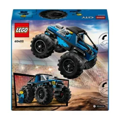 Lego city 60402 monster truck blu, veicolo giocattolo fuoristrada, giochi per bambini di 5+ anni con minifigure del pilota><noscript><img width=