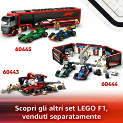LEGO CITY 60442 pilota e monoposto mclaren f1, modello di macchina giocattolo da formula 1, regalo bambini 6+ fan delle auto><noscript><img width=