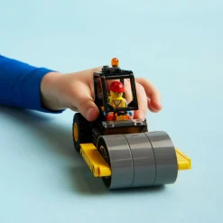 Lego city 60401 rullo compressore, set di costruzioni giocattolo per bambini di 5+ anni, veicolo da cantiere con operaio edile><noscript><img width=