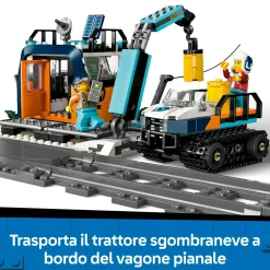 Lego city 60470 treno espresso artico: telecomandato, 22 binari 7+><noscript><img width=