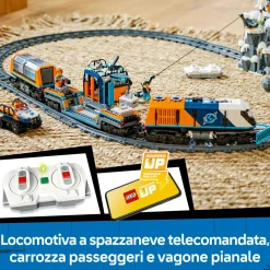 Lego city 60470 treno espresso artico: telecomandato, 22 binari 7+><noscript><img width=