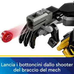 DC COMICS Lego dc 76270 armatura mech di batman, action figure giocattolo, robot snodabile da collezione, giochi creativi per bambini 6+><noscript><img width=