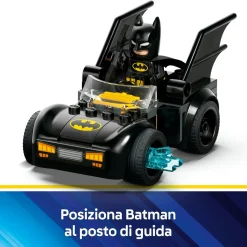 LEGO SUPER HEROES Lego dc 76301 batman e batmobile contro mr. freeze, macchina giocattolo del supereroe con 2 minifigure, giochi per bambini 4+><noscript><img width=