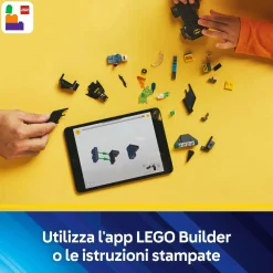 LEGO SUPER HEROES Lego dc 76301 batman e batmobile contro mr. freeze, macchina giocattolo del supereroe con 2 minifigure, giochi per bambini 4+><noscript><img width=