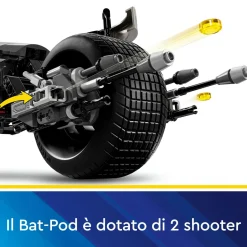 DC COMICS Lego dc 76273 il personaggio costruibile di batman con bat-pod, moto e action figure supereroe giocattolo, regalo per bambini><noscript><img width=