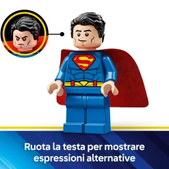 LEGO SUPER HEROES Lego dc 76302 mech di superman contro lex luthor – action figure giocattolo del supereroe con 2 minifigure, giochi bambini 6+><noscript><img width=