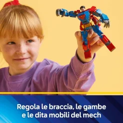 LEGO SUPER HEROES Lego dc 76302 mech di superman contro lex luthor – action figure giocattolo del supereroe con 2 minifigure, giochi bambini 6+><noscript><img width=