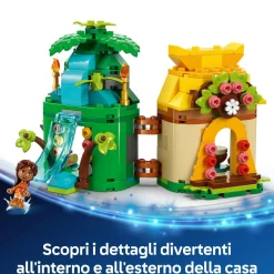 Lego  disney 43260 divertimento sull’isola di vaiana, casa delle bambole giocattolo, giochi bambini 5+, regalo da principesse><noscript><img width=