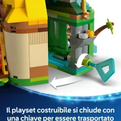 Lego  disney 43260 divertimento sull’isola di vaiana, casa delle bambole giocattolo, giochi bambini 5+, regalo da principesse><noscript><img width=