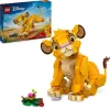 Lego disney 43243 simba, il cucciolo del re leone, giochi di fantasia per bambini 6+ anni, personaggio giocattolo costruibile> Mattoncini