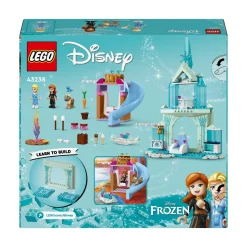 Disney Lego princess 43238 castello di ghiaccio di elsa di frozen, palazzo giocattolo delle principesse, giochi per bambini 4+><noscript><img width=