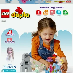 Disney Lego duplo 10418 elsa e bruni nella foresta incantata, gioco per bambini 2+ con il cavallo giocattolo nokk di frozen 2><noscript><img width=